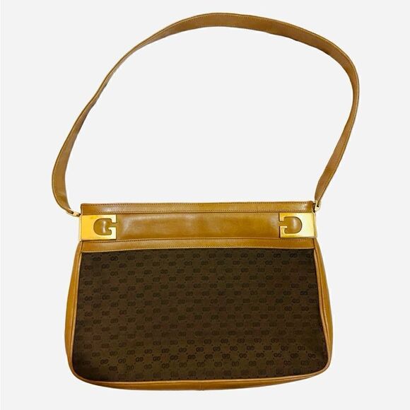 Gucci brown horsebit gg canvas should bag - Picture 5 of 16